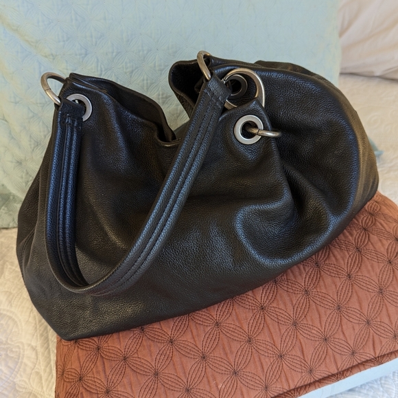 Pebbled Leather Handbag by Vera Wang - Picture 2 of 15